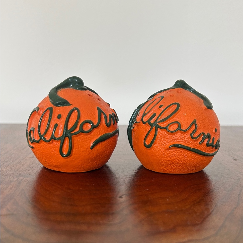 Vintage Ceramic California Salt & Pepper Shakers